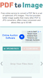 Mobile Screenshot of pdftoimage.com